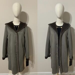 Marc New York / Andrew Mark Grey Shearling Jacket